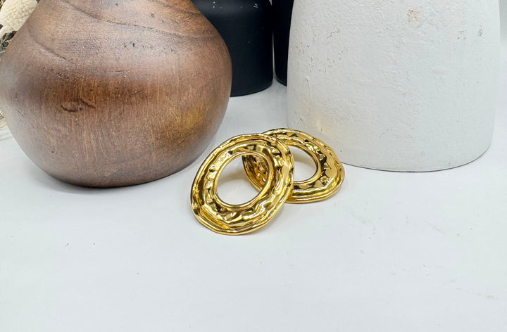 Gaia Open Circle Earrings