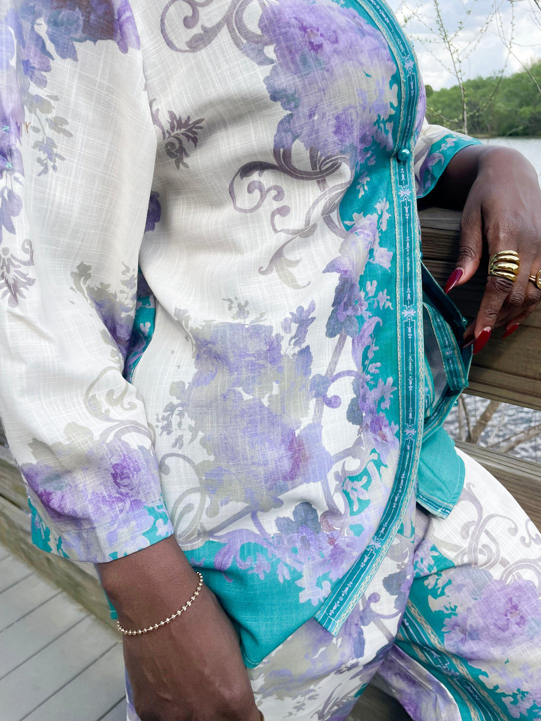 YOMI + Calendula Aqua Floral Set