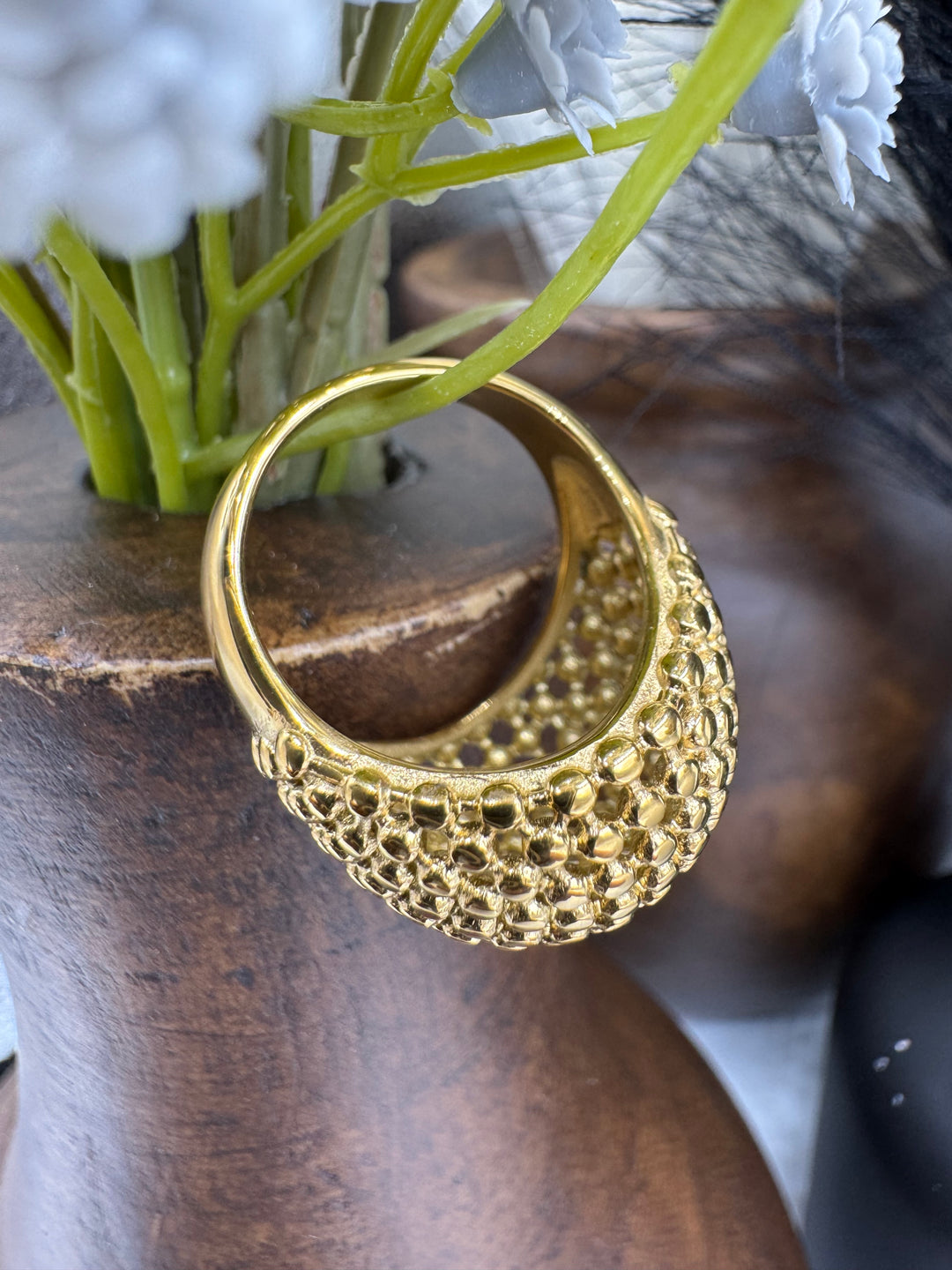 Caged Ring - Gold